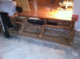 Stair Restoration - Replacing the subflooring